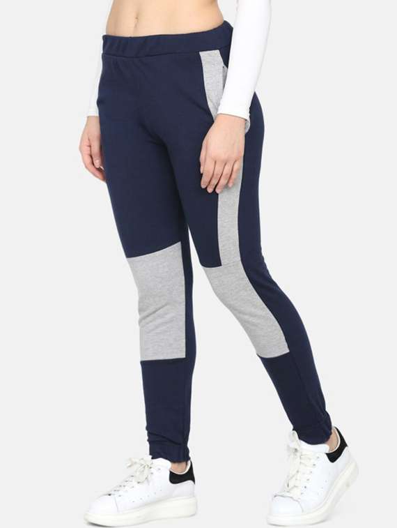 women color blocked mid rise jogger - 22217728 -  Standard Image - 2