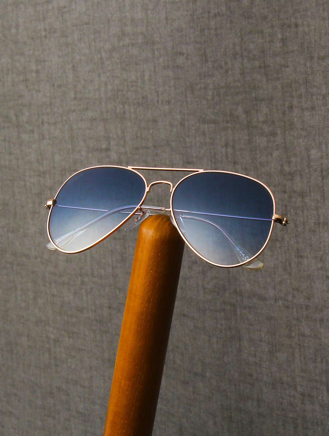 ted smith unisex aviator sunglasses i 100% uv protection  i  blue graded colour lens