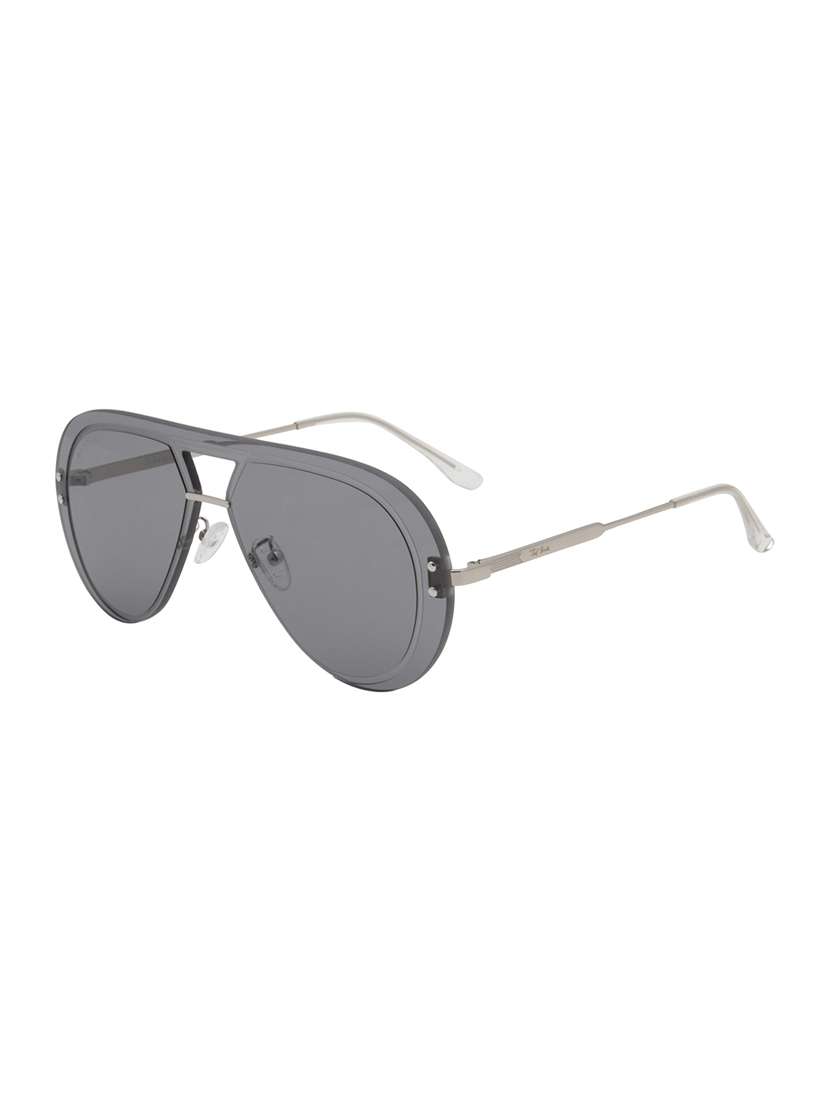 ted smith unisex aviator sunglasses i 100% uv protection  i  grey colour lens - 22217852 -  Standard Image - 2