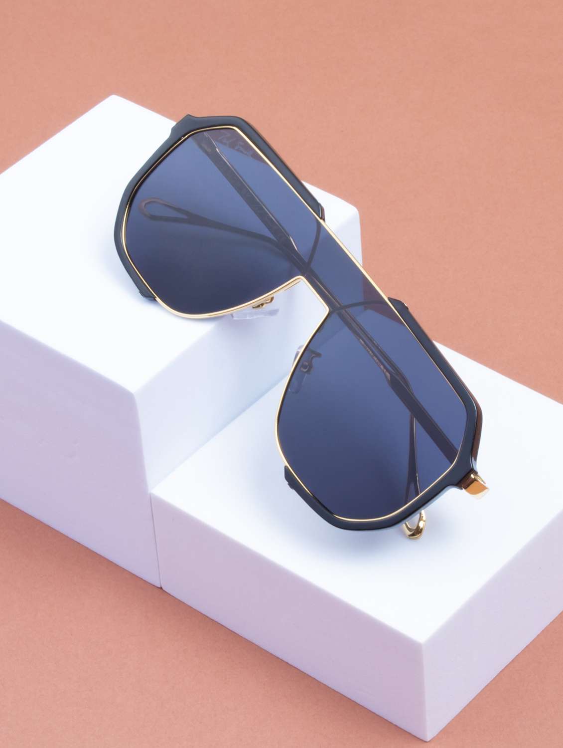 ted smith unisex aviator sunglasses i 100% uv protection  i  black colour lens