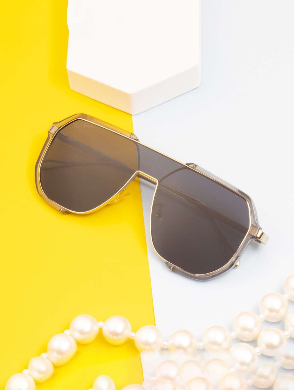 ted smith unisex aviator sunglasses i 100% uv protection  i  black colour lens