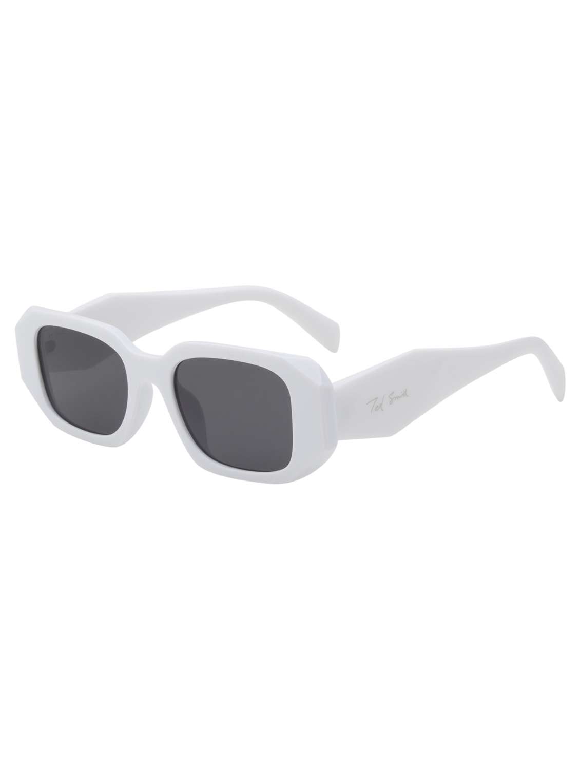 Ted Smith Unisex Square Sunglasses I 100% Uv Protection I Grey Colour Lens - 22217878 -  Standard Image - 2