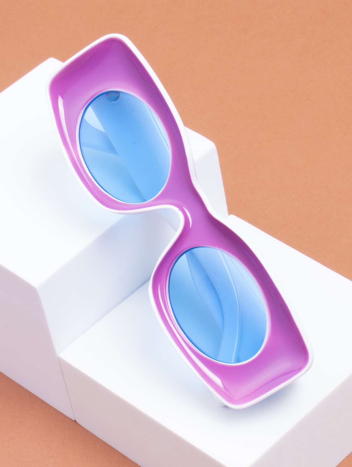 ted smith unisex wayfarer sunglasses i 100% uv protection  i  blue colour lens