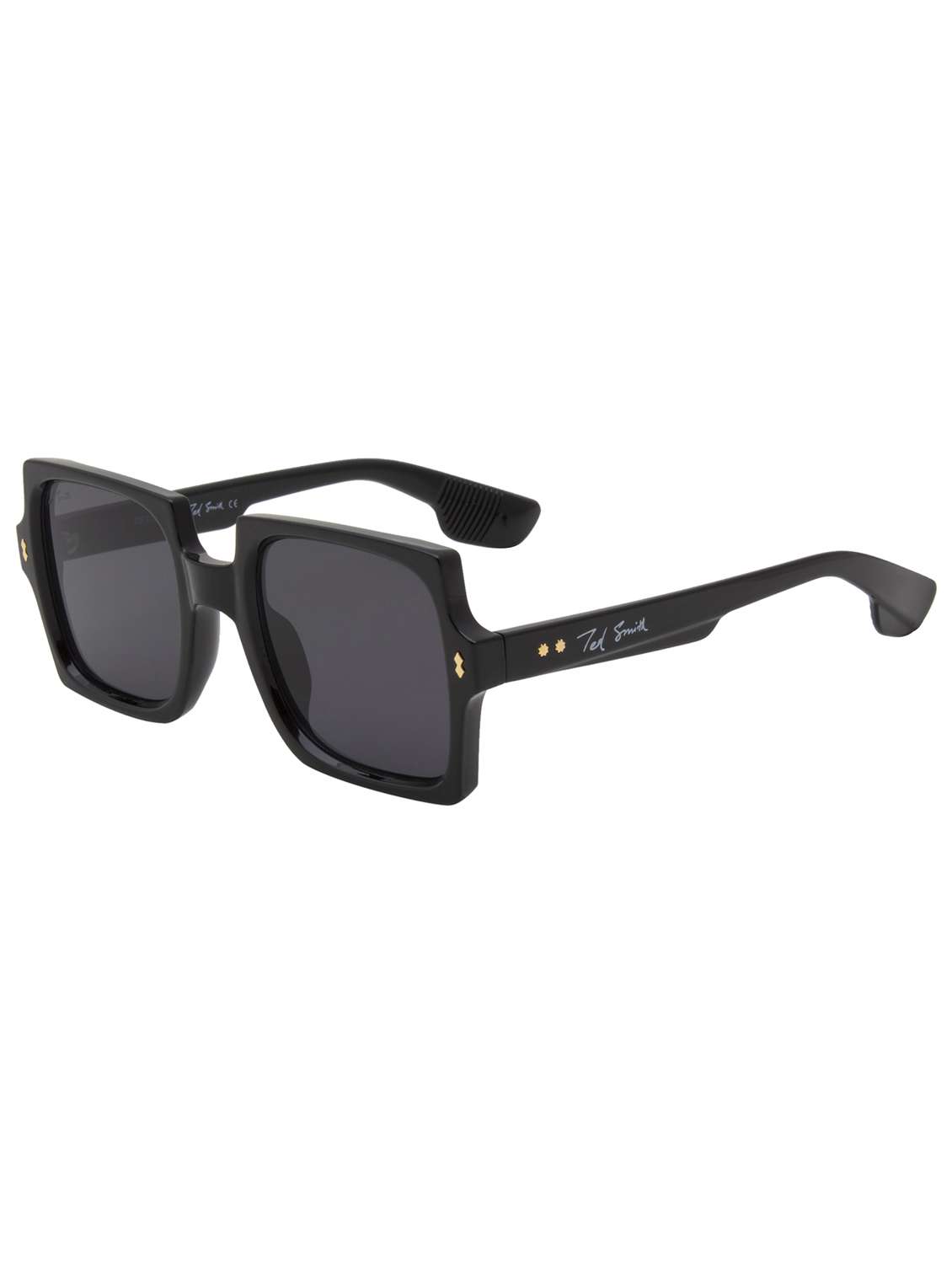 ted smith unisex square sunglasses i 100% uv protection  i  grey colour lens - 22217902 -  Standard Image - 2