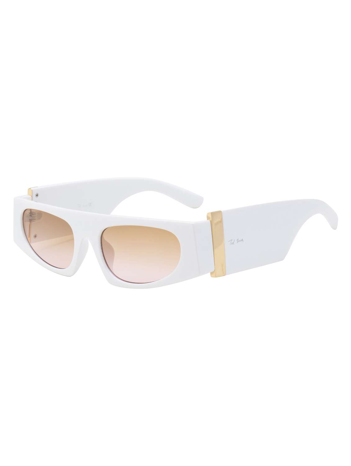 ted smith unisex square sunglasses i 100% uv protection  i  brown pink colour lens - 22217911 -  Standard Image - 2