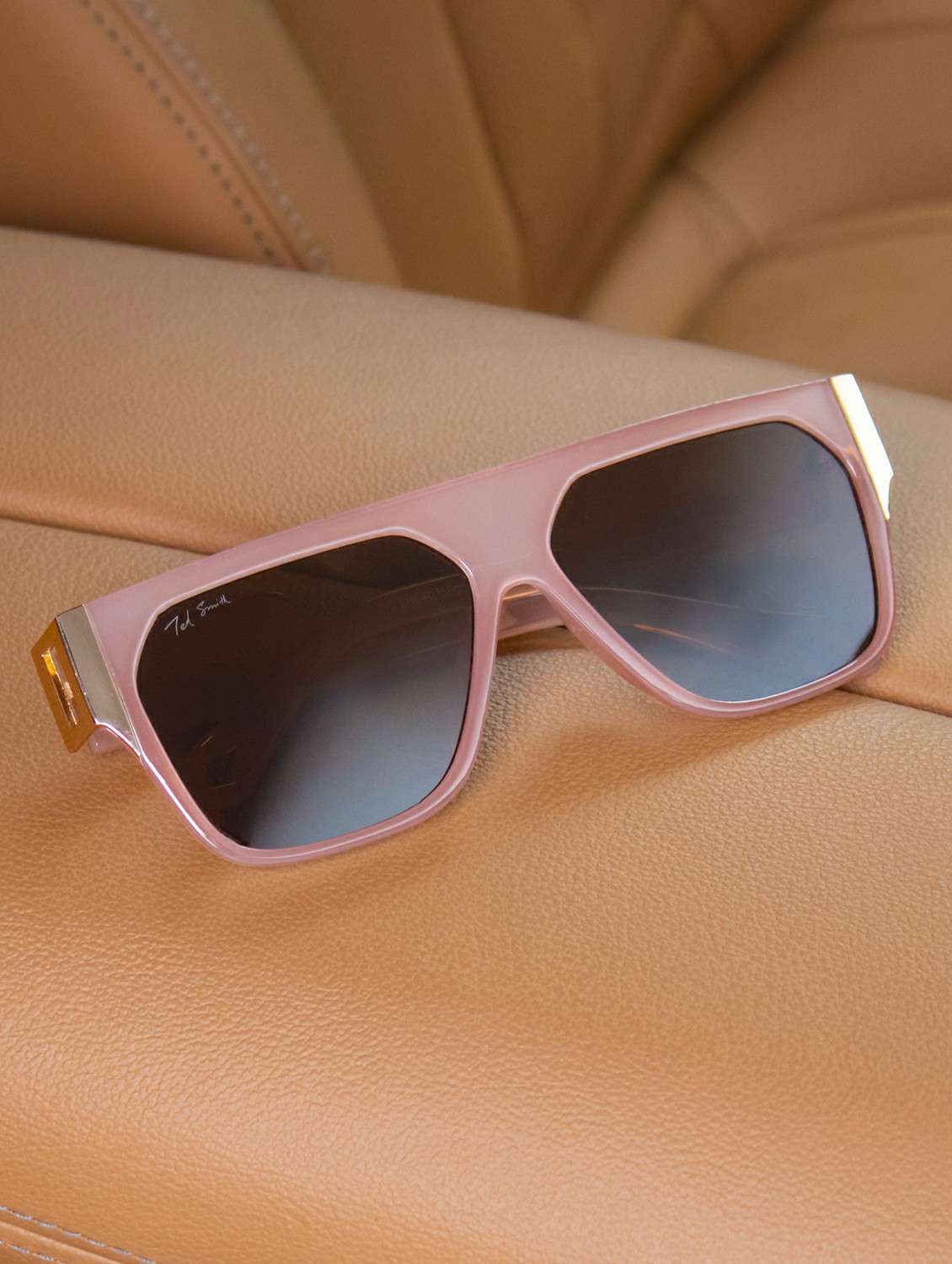 ted smith unisex wayfarer sunglasses i 100% uv protection  i  brown colour lens