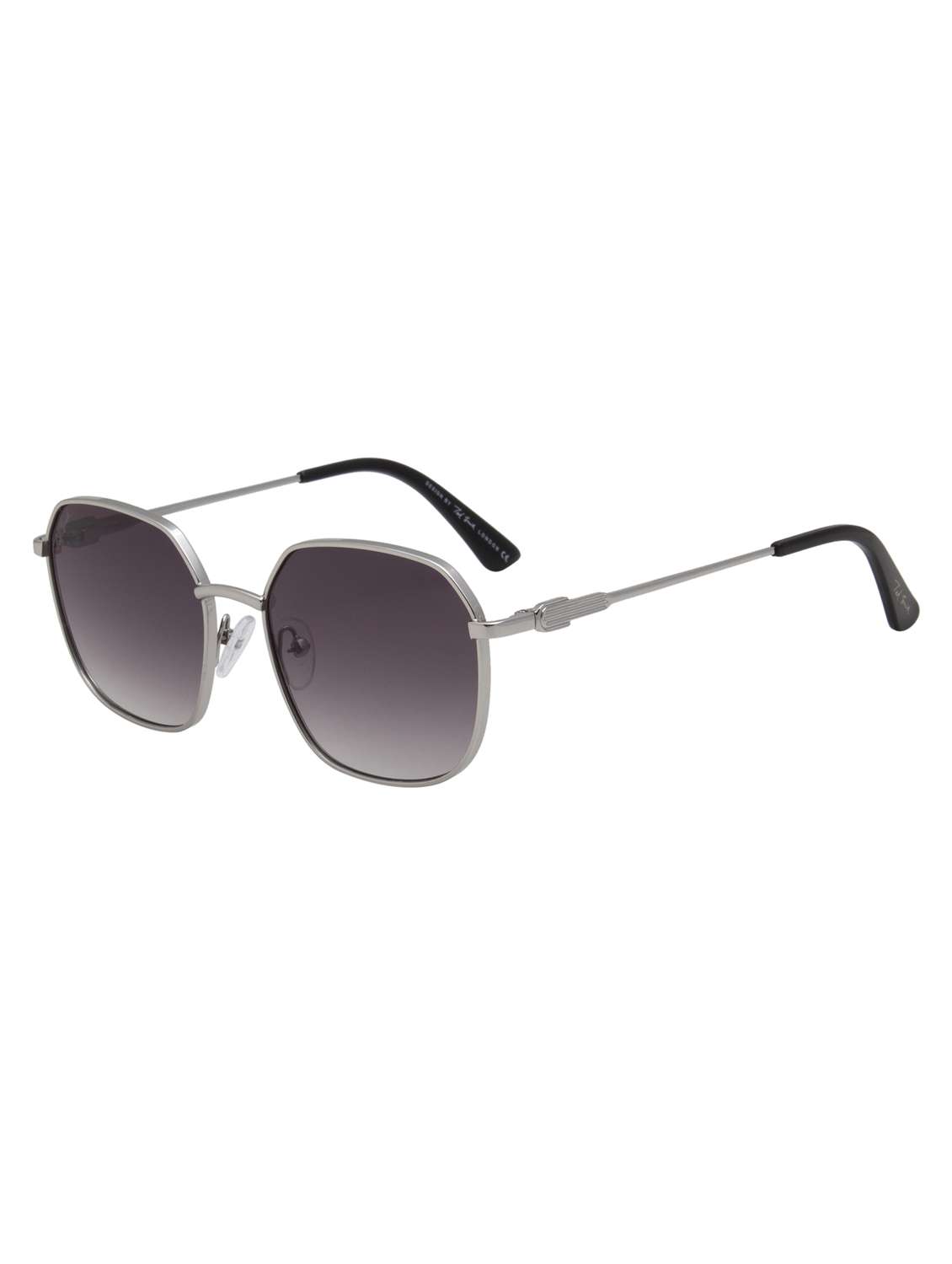 ted smith unisex hexagon sunglasses i 100% uv protection  i  grey graded colour lens - 22217925 -  Standard Image - 2