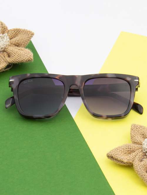 ted smith unisex wayfarer sunglasses i 100% uv protection  i  purple grad colour lens - 22217931 -  Standard Image - 0