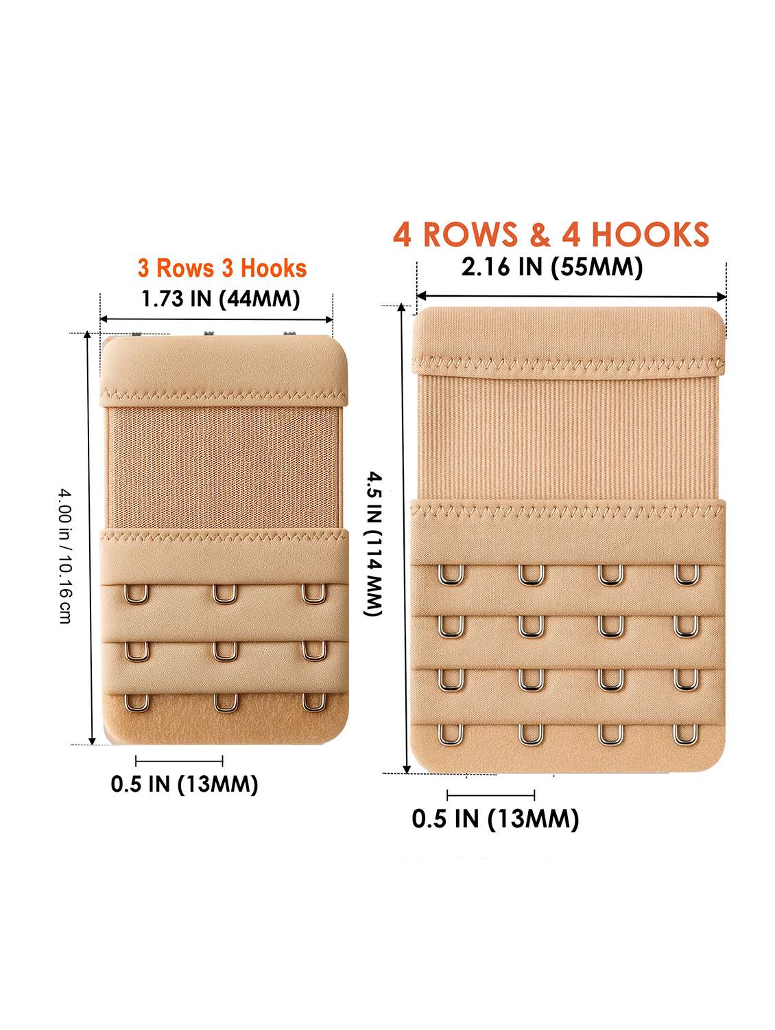 women pack of 6 streachable bra extension strap  - 22217958 -  Standard Image - 2