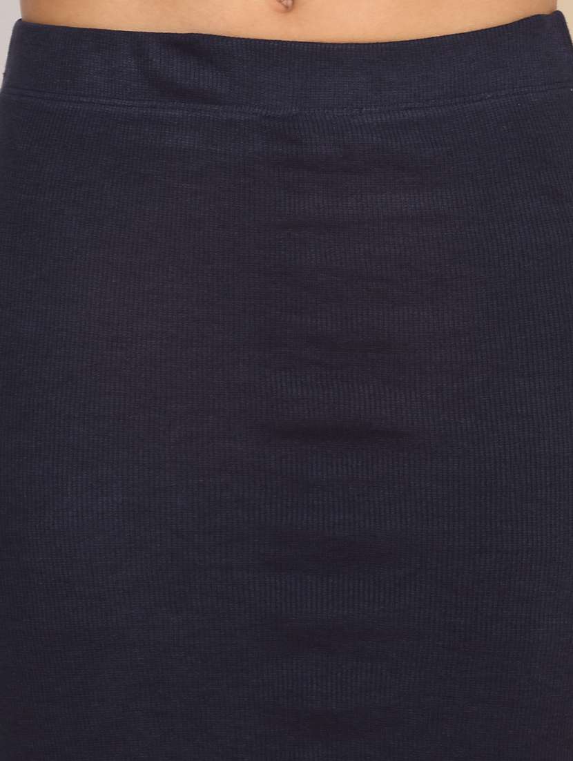 women solid top and skirt co-ord set - 22218018 -  Standard Image - 7