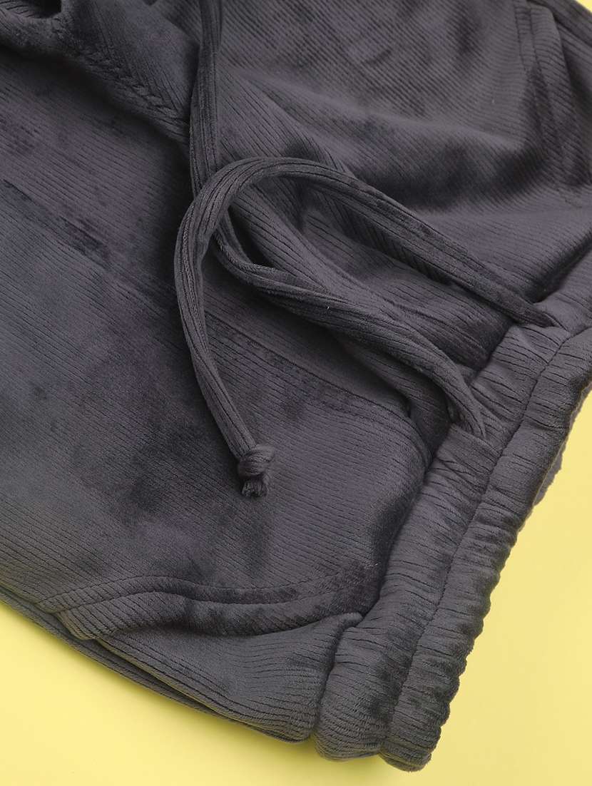 girls solid mid rise winterwear cargo - 22218160 -  Standard Image - 2