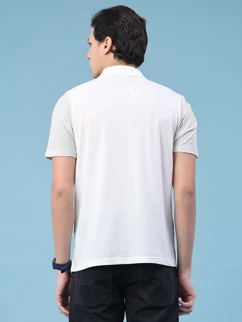 men printed short sleeve regular fit polo t-shirt - 22218253 -  Standard Image - 2