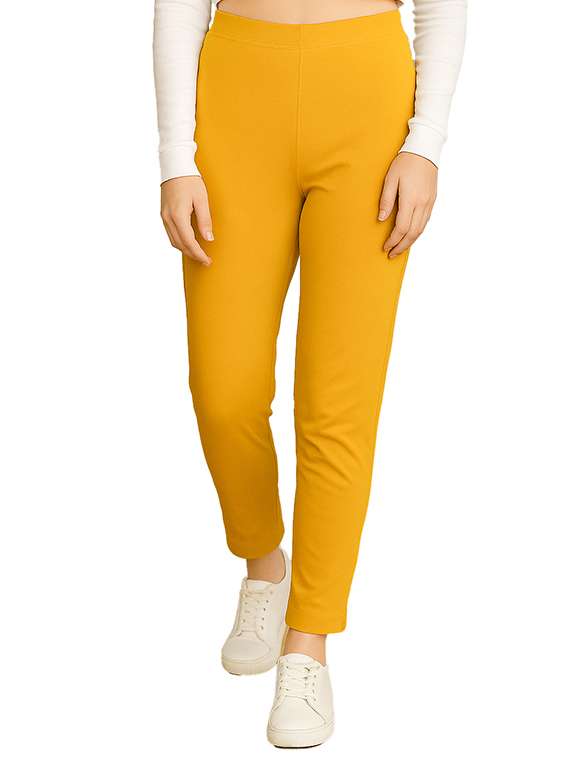 women solid mid rise anke length legging - 22218397 -  Standard Image - 2