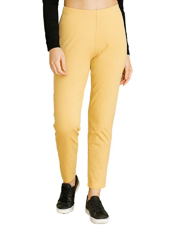 women solid mid rise anke length legging - 22218406 -  Standard Image - 2