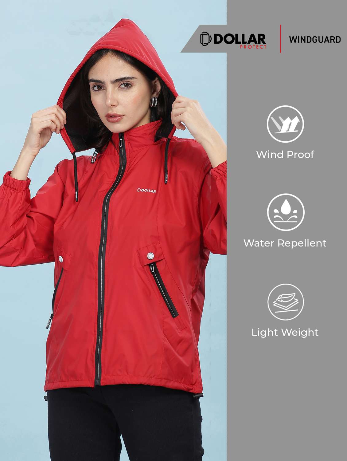 red polyester quilted & puffer jacket - 22218412 -  Standard Image - 2