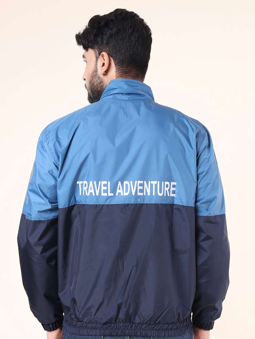 men color block long sleeve bomber jacket - 22218456 -  Standard Image - 2