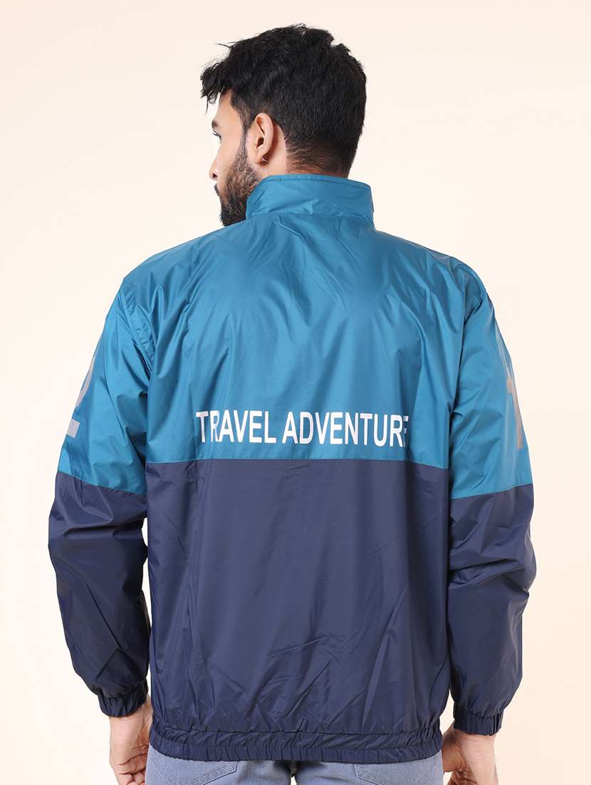 men color block long sleeve bomber jacket - 22218458 -  Standard Image - 2