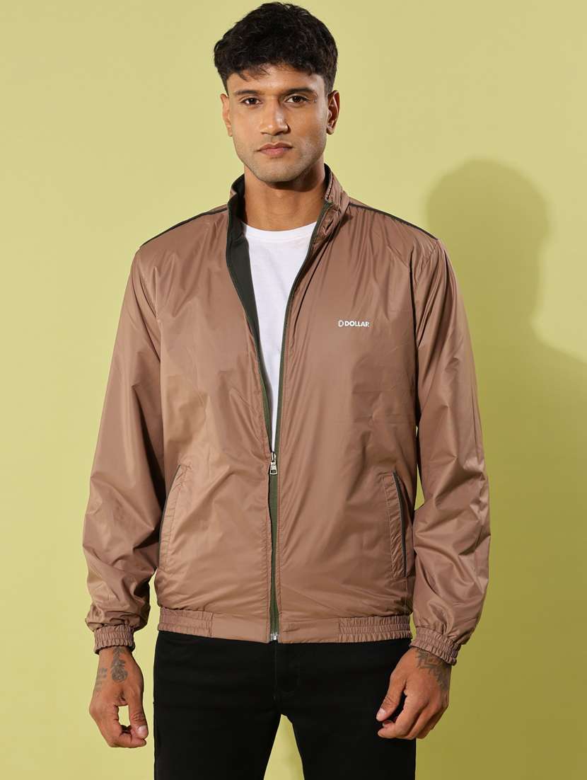 men solid long sleeve reversible bomber jacket - 22218471 -  Standard Image - 2