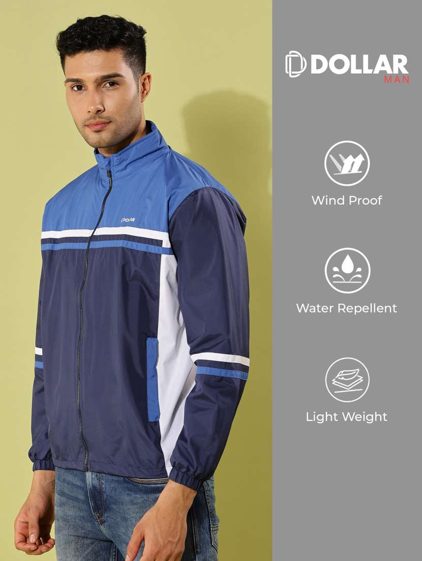 men color block long sleeve bomber jacket - 22218473 -  Standard Image - 2