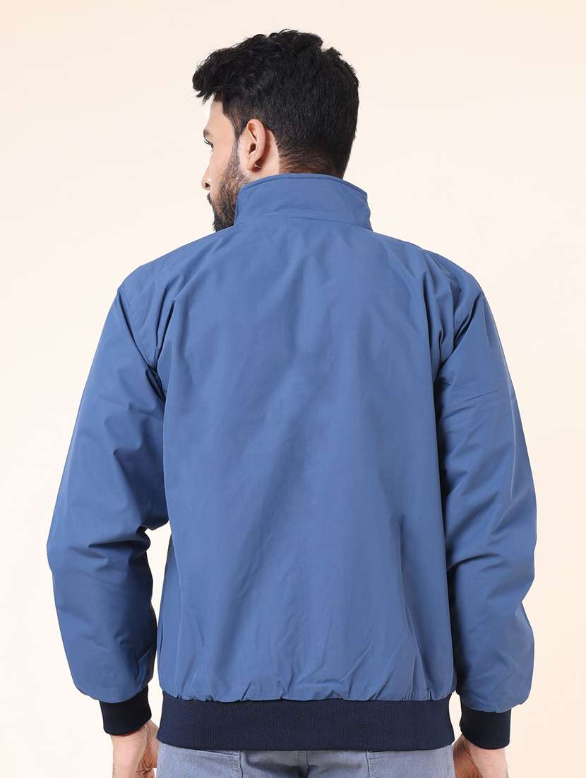 men solid long sleeve bomber jacket - 22218497 -  Standard Image - 2