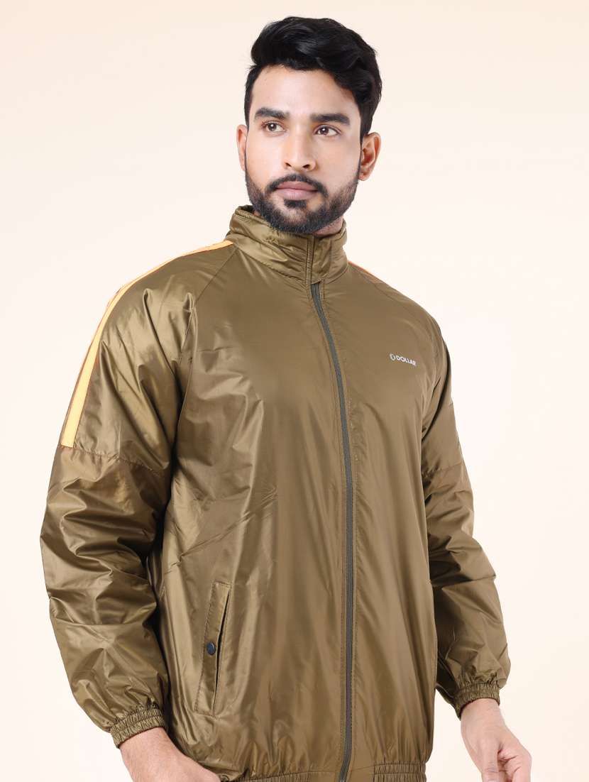 men solid long sleeve windcheater bomber jacket  - 22218513 -  Standard Image - 2