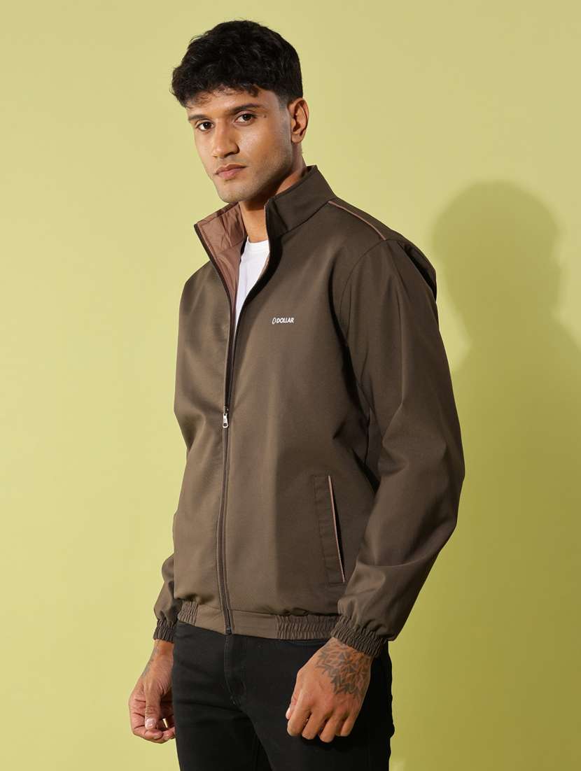 men solid long sleeve reversible bomber jacket - 22218537 -  Standard Image - 2