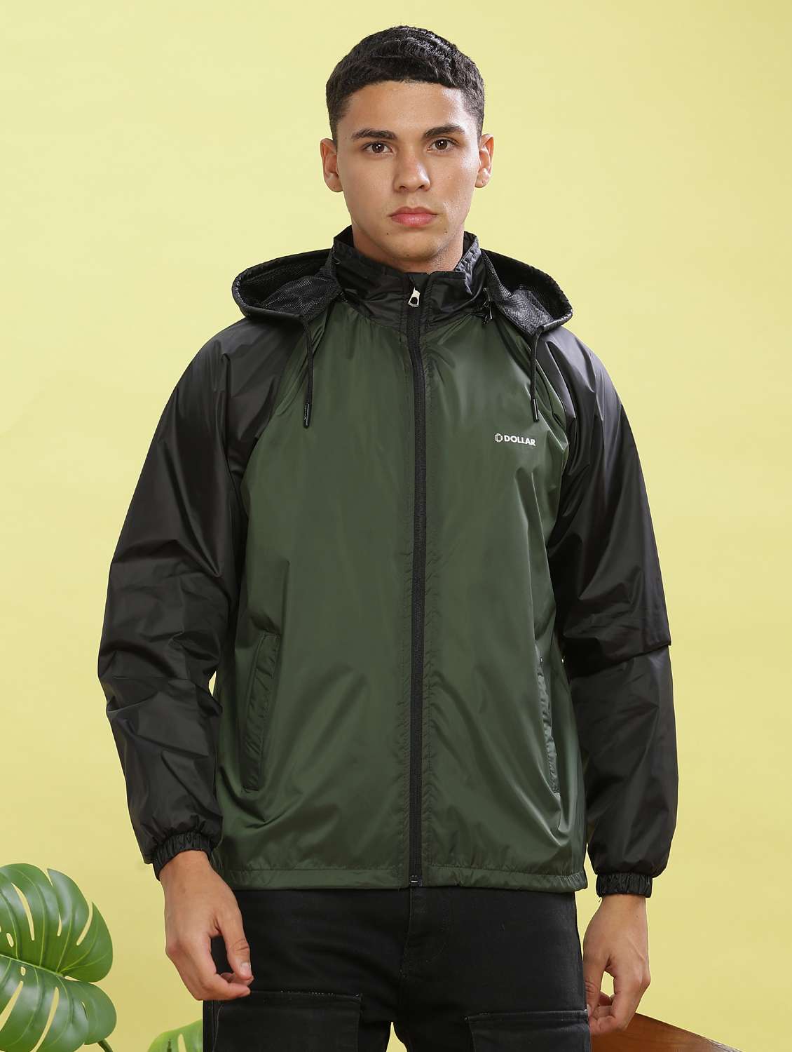 men color block long sleeve bomber jacket