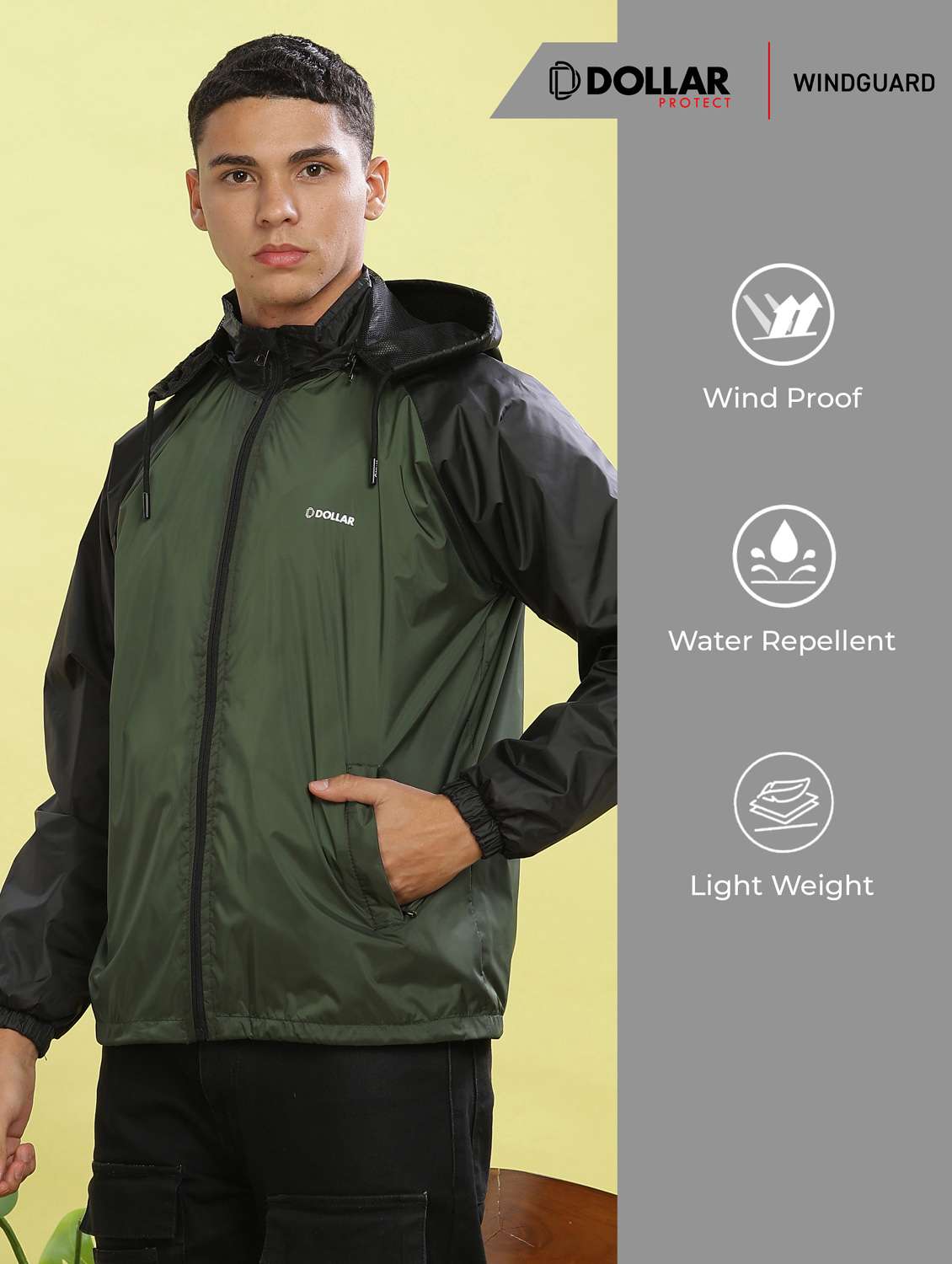 men color block long sleeve bomber jacket - 22218546 -  Standard Image - 2