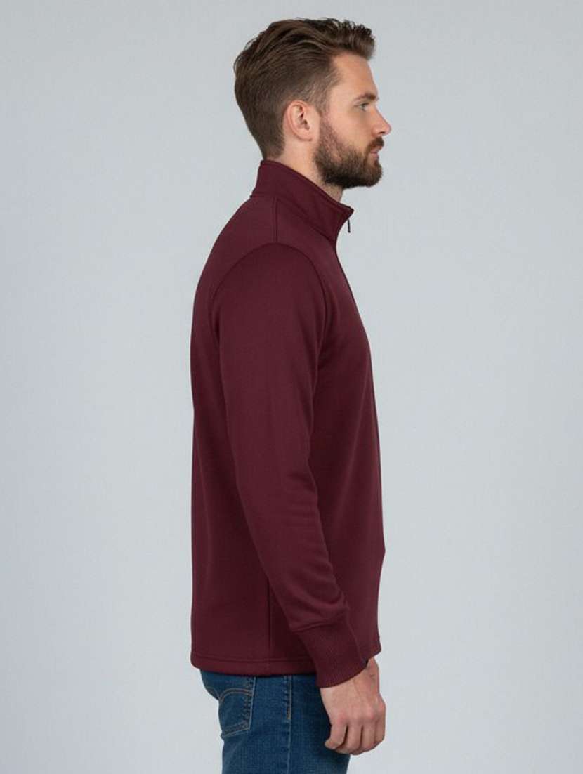 men solid long sleeve regular fit sweatshirt - 22218604 -  Standard Image - 2