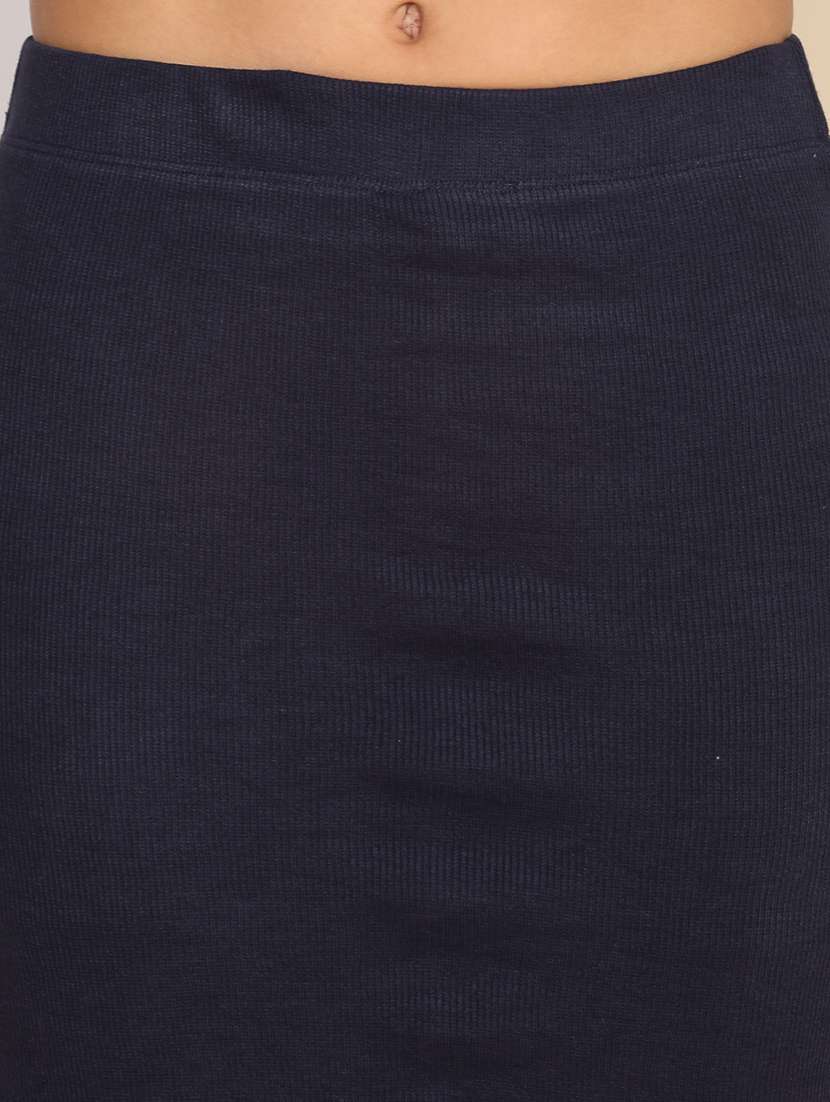 women solid sleeveless top and skirt co-ord set - 22218768 -  Standard Image - 7