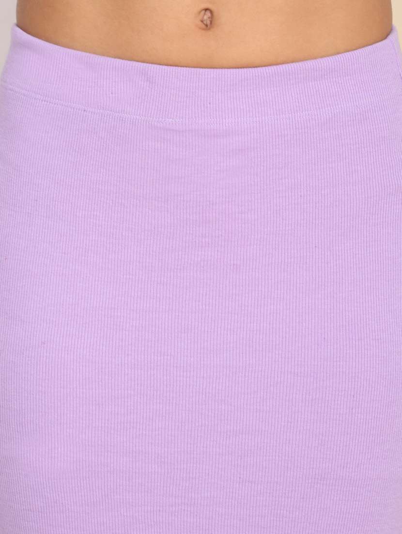 women solid top and skirt co-ord set - 22218770 -  Standard Image - 7