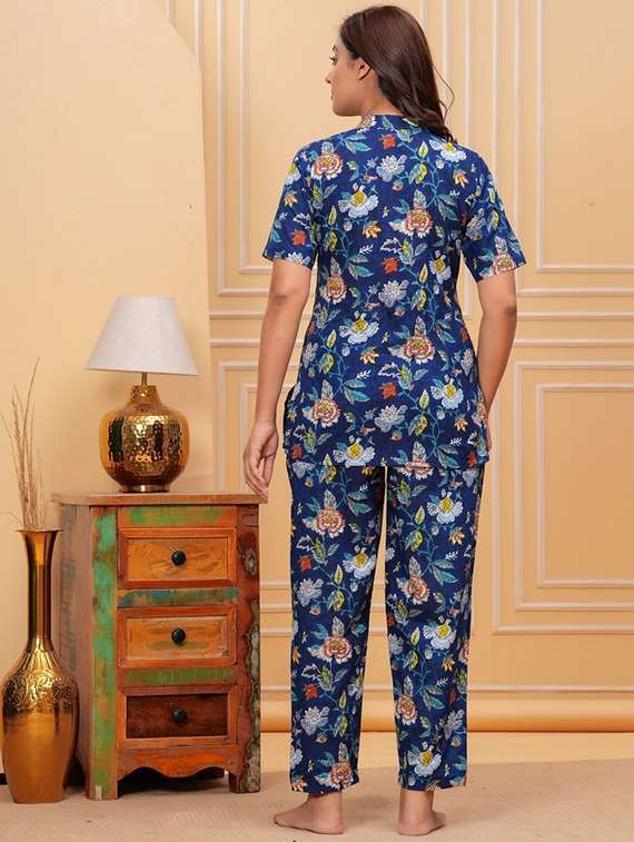 women printed short sleeve co-ord set - 22219113 -  Standard Image - 2