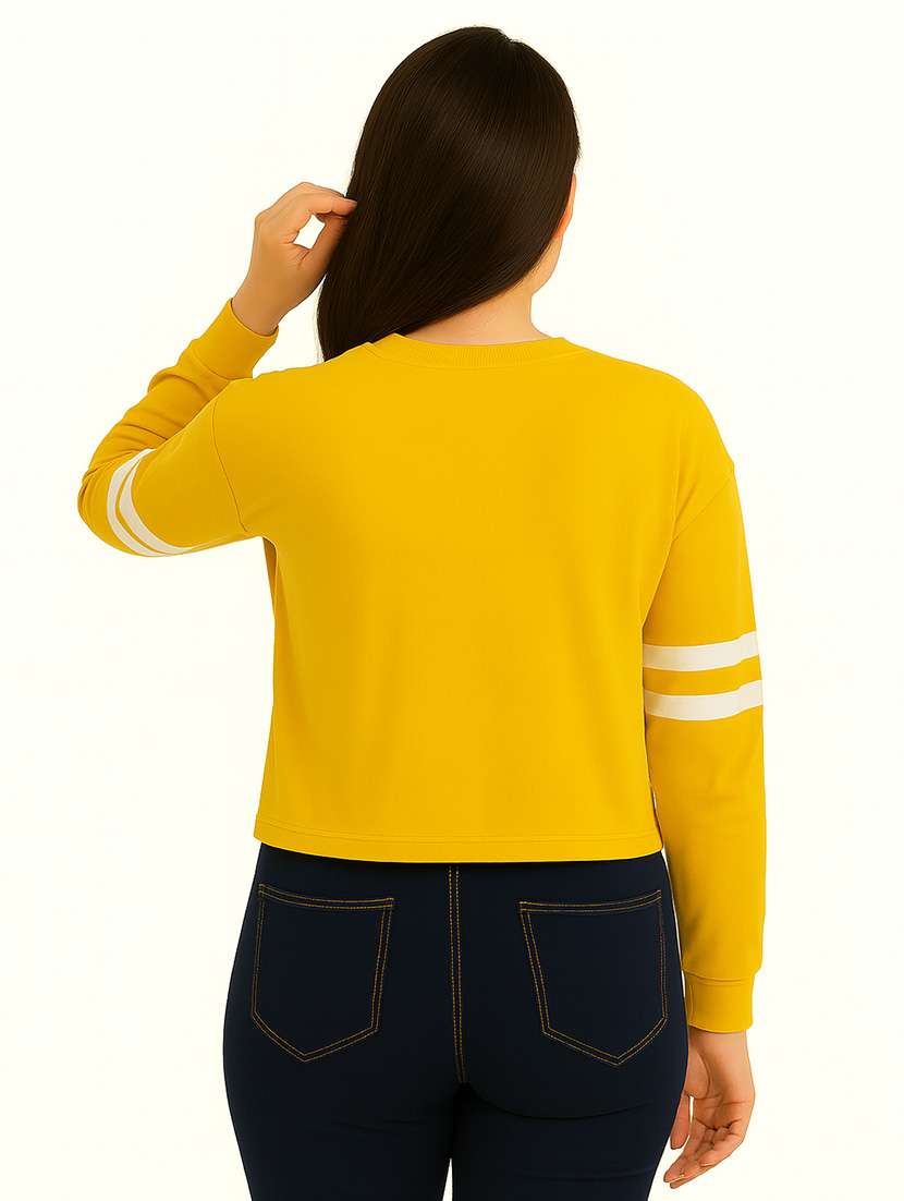 women printed long sleeve sweatshirt - 22219290 -  Standard Image - 2