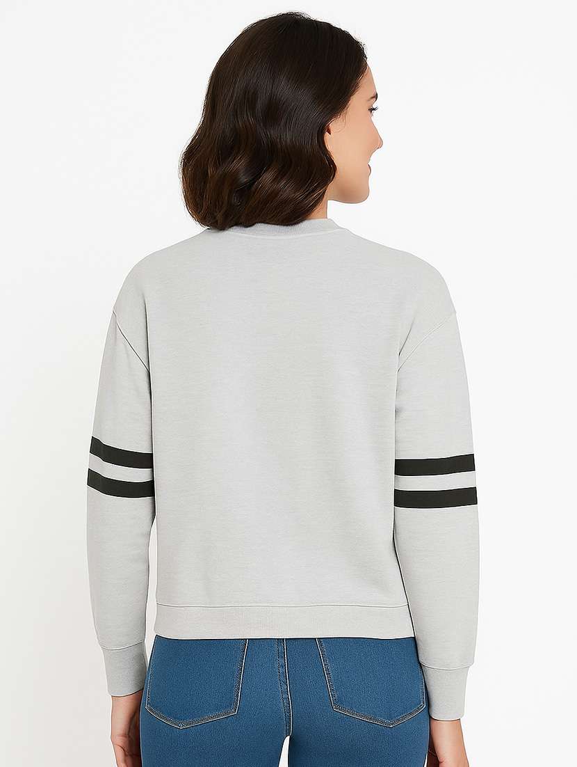 women printed long sleeve sweatshirt - 22219295 -  Standard Image - 2