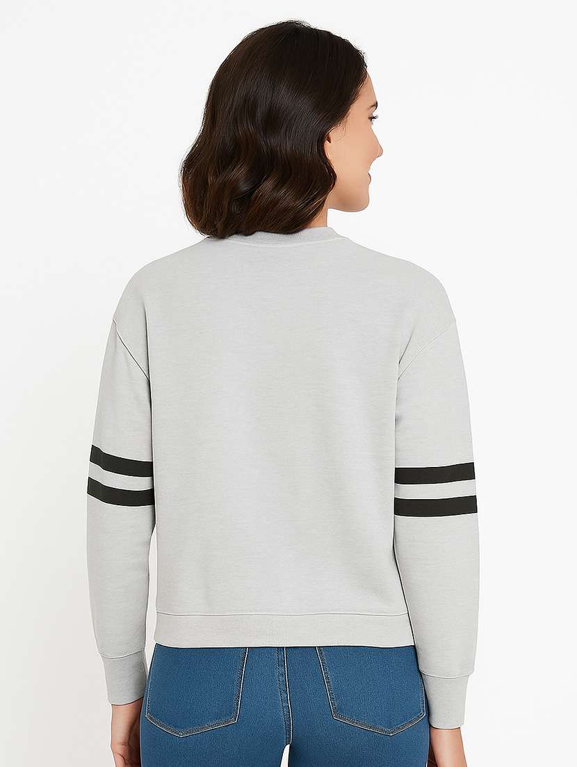 women printed long sleeve sweatshirt - 22219298 -  Standard Image - 2