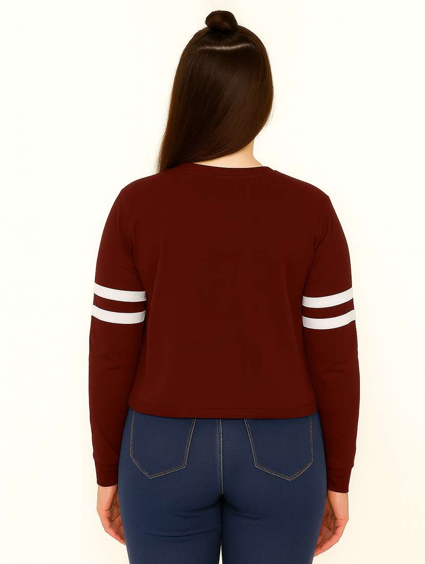 women printed long sleeve sweatshirt - 22219308 -  Standard Image - 2