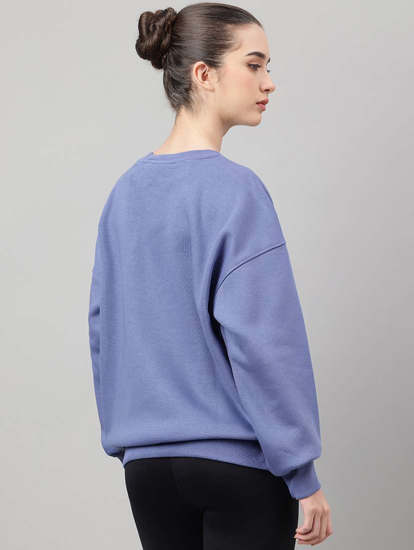 women printed long sleeve oversized sweatshirt - 22219428 -  Standard Image - 2