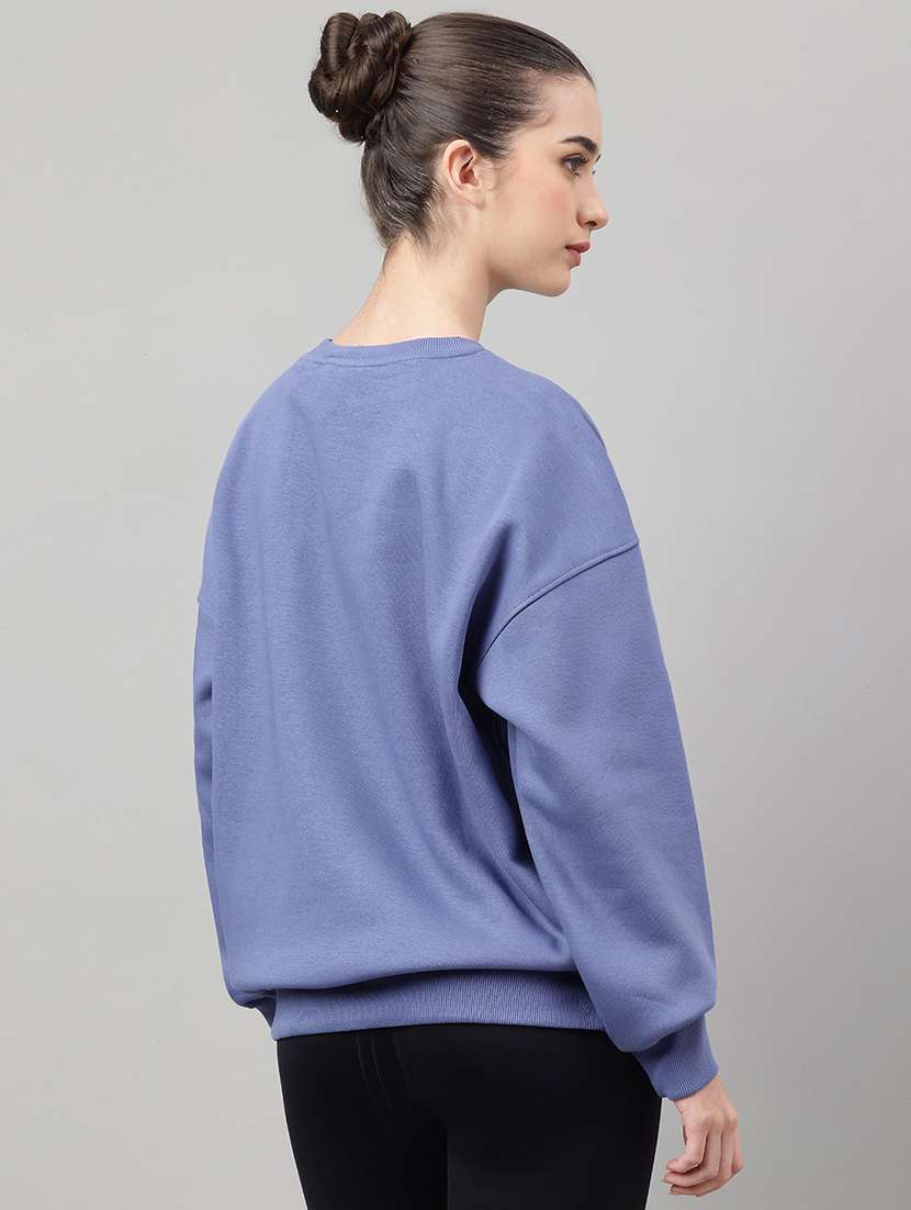 women printed long sleeve oversized sweatshirt - 22219429 -  Standard Image - 2