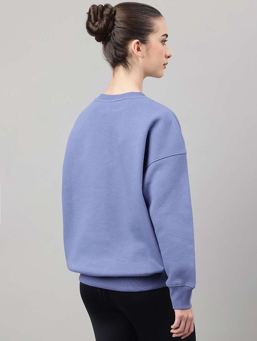 women printed long sleeve oversized sweatshirt - 22219432 -  Standard Image - 2