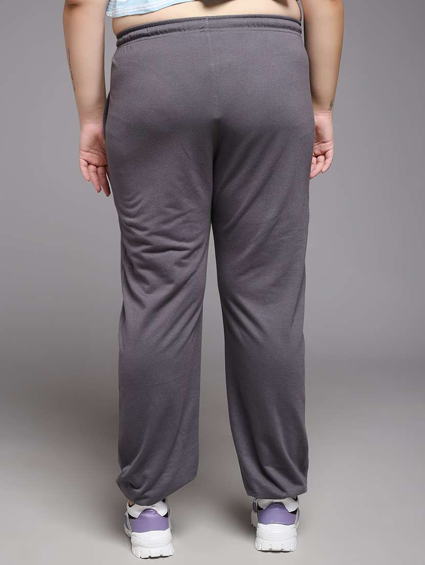 women plus size solid mid rise jogger - 22219455 -  Standard Image - 2
