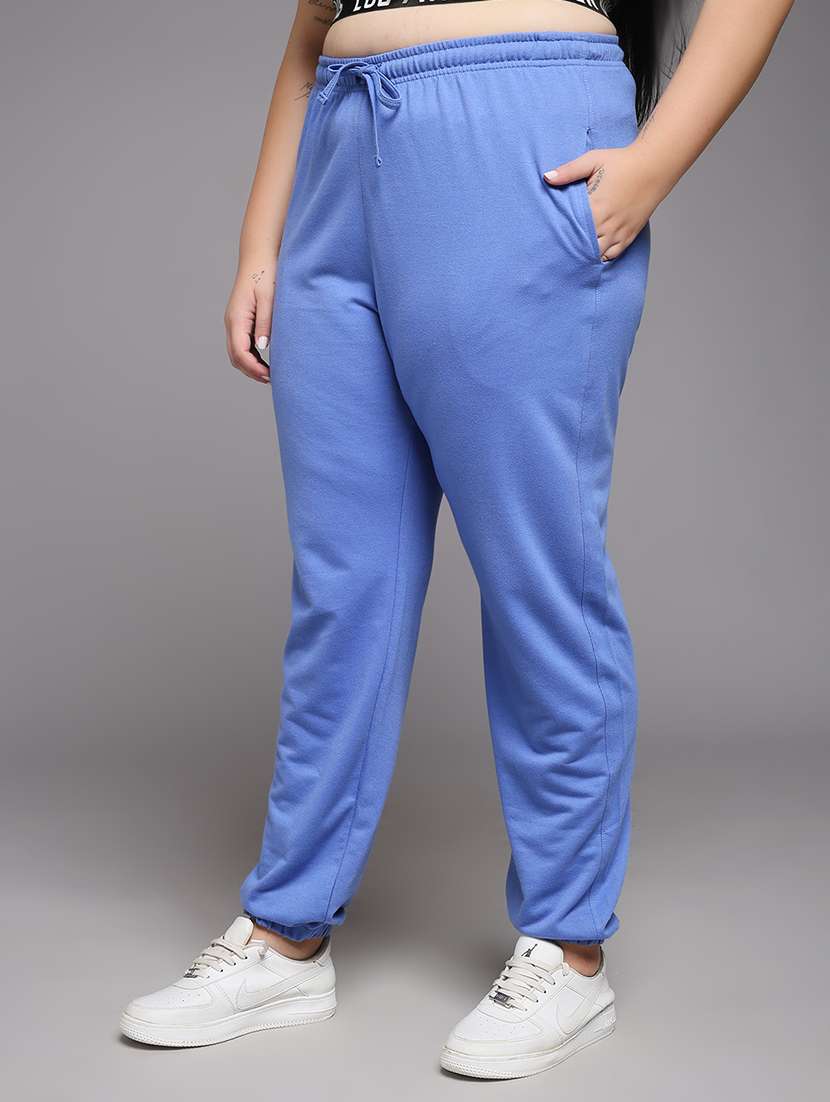women plus size solid mid rise jogger - 22219456 -  Standard Image - 2