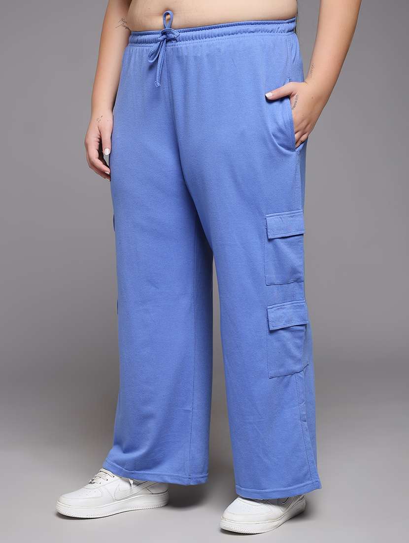 women plus size solid mid rise cargo - 22219462 -  Standard Image - 2