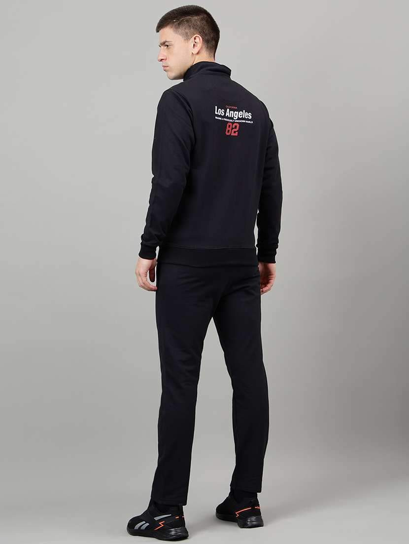 men placement print long sleeve full length track suit - 22219465 -  Standard Image - 2