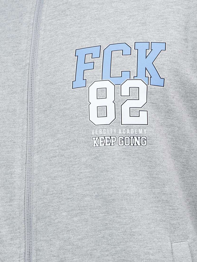 men placement print long sleeve full length track suit - 22219469 -  Standard Image - 7