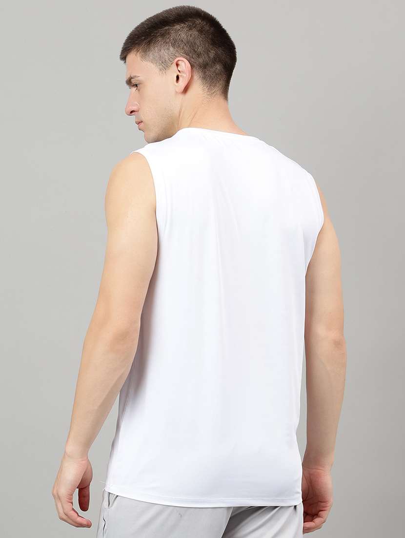 men typographic sleeveless vest - 22219496 -  Standard Image - 2