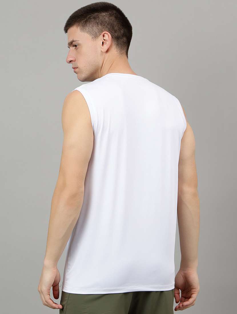 men typographic sleeveless vest - 22219500 -  Standard Image - 2