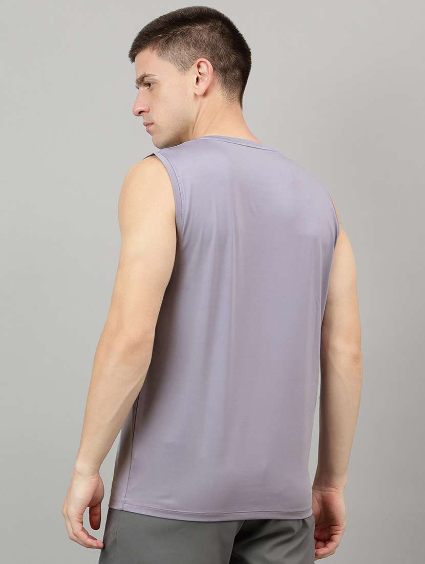 men typographic sleeveless vest - 22219505 -  Standard Image - 2