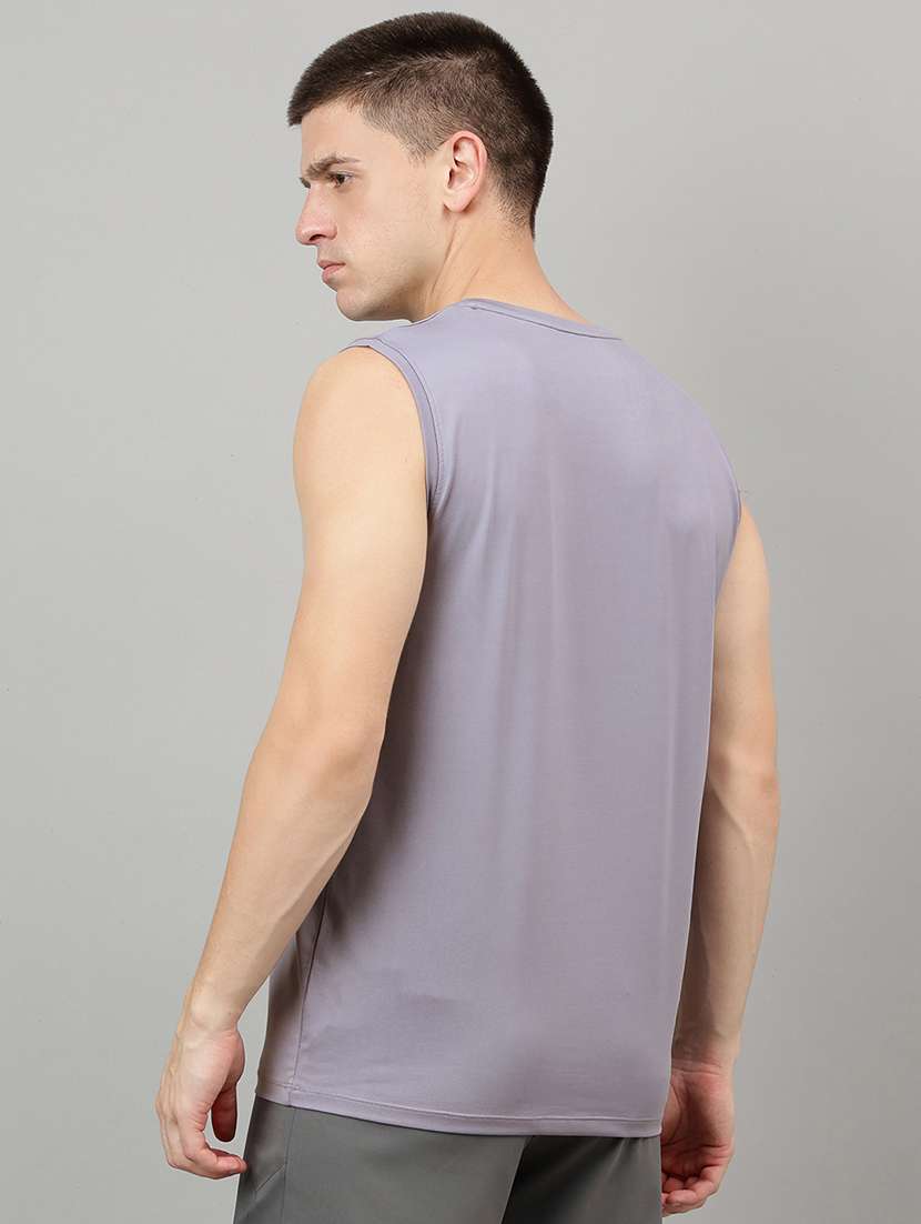men typographic sleeveless vest - 22219507 -  Standard Image - 2