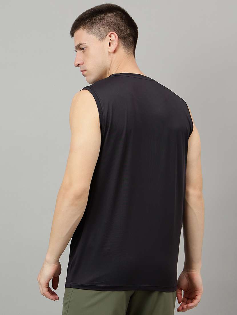 men typographic sleeveless vest - 22219508 -  Standard Image - 2