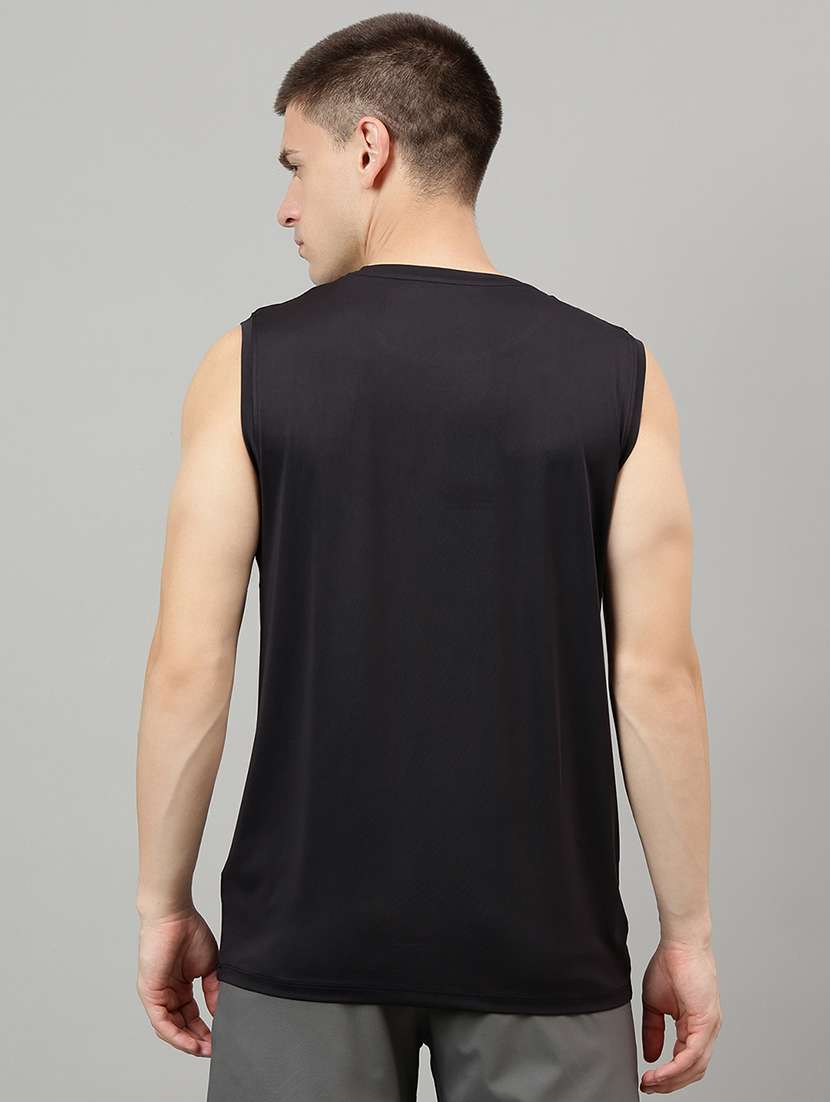 men typographic sleeveless vest - 22219513 -  Standard Image - 2